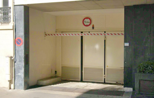 Place de parking sous-terrain Etoile Chaillot Paris